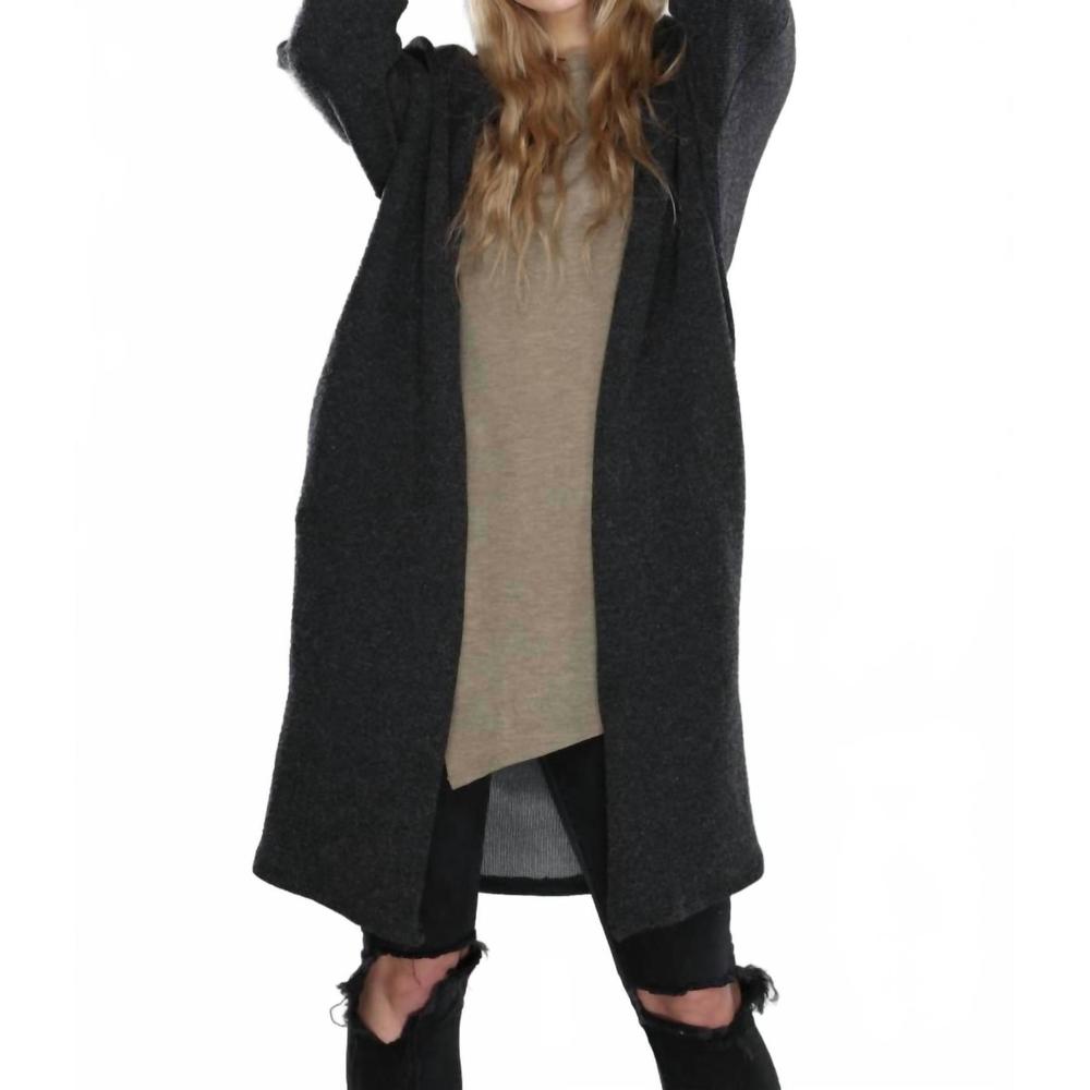 NEW COLLECTIVE RACK heavy knit jacket in black